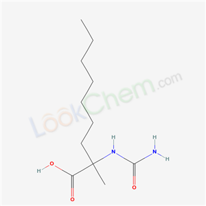 2-(carbamoylamino)-2-methyl-nonanoic acid