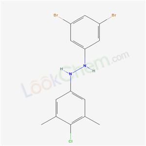 2-(4-chloro-3,5-dimethyl-phenyl)-1-(3,5-dibromophenyl)hydrazine cas  6304-11-6