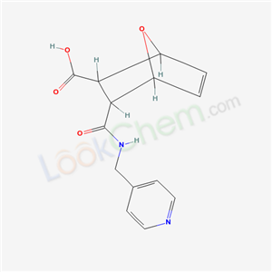 3-(((4-pyridinylmethyl)amino)carbonyl)-7-oxabicyclo[2.2.1]hept-5-ene-2-carboxylic acid cas  6331-44-8