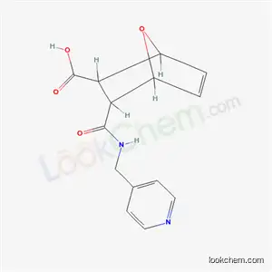 Molecular Structure of 6331-44-8 (3-[(pyridin-4-ylmethyl)carbamoyl]-7-oxabicyclo[2.2.1]hept-5-ene-2-carboxylic acid)