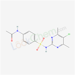 N-{4-[(5-chloro-4,6-dimethylpyrimidin-2-yl)sulfamoyl]phenyl}acetamide