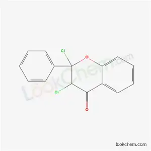 Molecular Structure of 70460-49-0 (2,3-dichloro-2-phenyl-chroman-4-one)