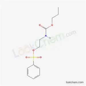 2-[(Propoxycarbonyl)amino]ethyl benzenesulfonate