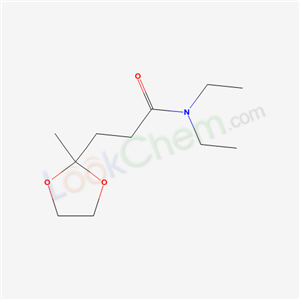 N,N-diethyl-3-(2-methyl-1,3-dioxolan-2-yl)propanamide cas  6942-24-1