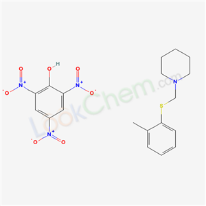 1-[(2-methylphenyl)sulfanylmethyl]piperidine; 2,4,6-trinitrophenol cas  6631-91-0
