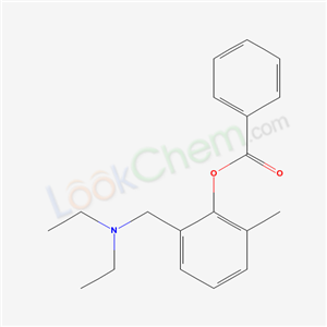 [2-(diethylaminomethyl)-6-methyl-phenyl] benzoate cas  7148-58-5