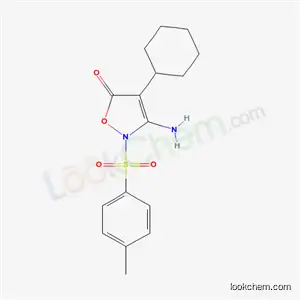 3-Amino-4-cyclohexyl-2-(4-methylphenyl)sulfonyl-1,2-oxazol-5-one