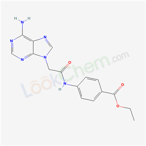 ethyl 4-[[2-(6-aminopurin-9-yl)acetyl]amino]benzoate cas  4323-06-2