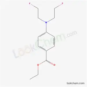 Molecular Structure of 13452-71-6 (ethyl 4-[bis(2-fluoroethyl)amino]benzoate)