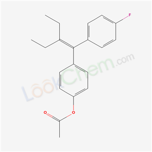 [4-[2-ethyl-1-(4-fluorophenyl)but-1-enyl]phenyl] acetate cas  84836-33-9