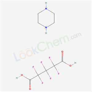 2,2,3,3,4,4-hexafluoropentanedioic acid; piperazine cas  1652-47-7