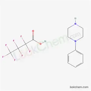 Molecular Structure of 2263-11-8 (heptafluorobutanoic acid - 1-phenylpiperazine (1:1))
