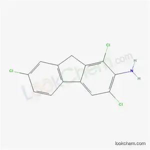 Molecular Structure of 19857-79-5 (1,3,7-trichloro-9H-fluoren-2-amine)