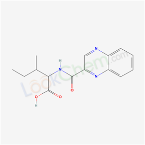Isoleucine, N- (2-quinoxalinylcarbonyl)-, L- cas  5570-00-3