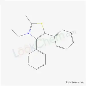 Molecular Structure of 119953-89-8 (3-ethyl-2-methyl-4,5-diphenyl-1,3-thiazol-3-ium)