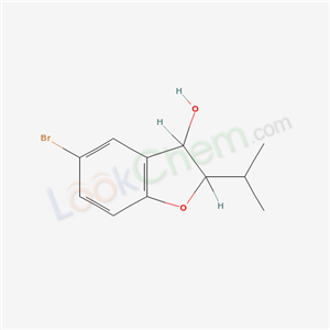 5-bromo-2-propan-2-yl-2,3-dihydrobenzofuran-3-ol cas  18968-38-2