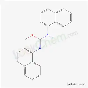 Molecular Structure of 18629-79-3 (1-methoxy-N,N-dinaphthalen-1-yl-methanimidamide)