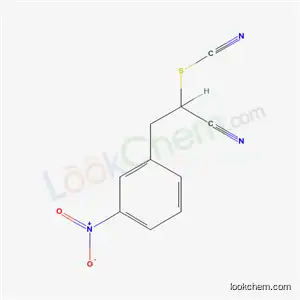 Molecular Structure of 5155-68-0 (1-cyano-2-(3-nitrophenyl)ethyl thiocyanate)