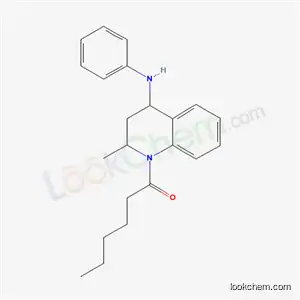 1-(4-anilino-2-methyl-3,4-dihydro-2H-quinolin-1-yl)hexan-1-one