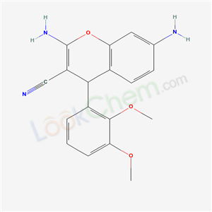 2,7-diamino-4-(2,3-dimethoxyphenyl)-4H-chromene-3-carbonitrile