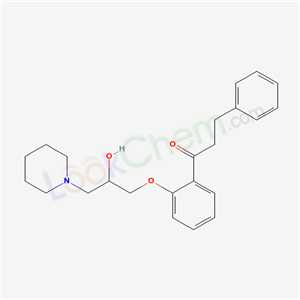 1-{2-[2-hydroxy-3-(1-piperidinyl)propoxy]phenyl}-3-phenyl-1-propa None