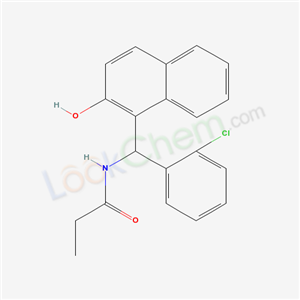 N-[(2-chlorophenyl)-(2-hydroxynaphthalen-1-yl)methyl]propanamide