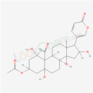 [10-formyl-1,5,14,16-tetrahydroxy-13-methyl-17-(6-oxopyran-3-yl)-2,3,4,6,7,8,9,11,12,15,16,17-dodecahydro-1H-cyclopenta[a]phenanthren-3-yl] acetate