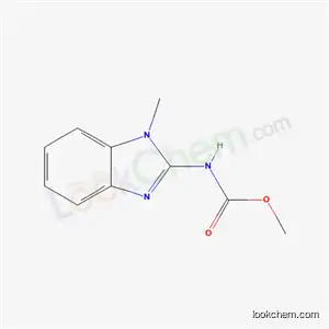 Molecular Structure of 77106-42-4 (methyl (1-methyl-1H-benzimidazol-2-yl)carbamate)