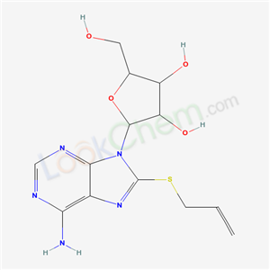 2-(6-amino-8-prop-2-enylsulfanyl-purin-9-yl)-5-(hydroxymethyl)oxolane-3,4-diol cas  75059-23-3