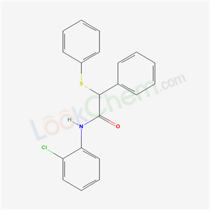 N-(2-chlorophenyl)-2-phenyl-2-phenylsulfanyl-acetamide