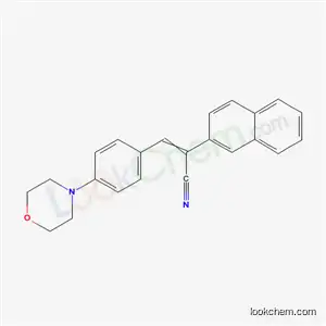3-(4-Morpholin-4-ylphenyl)-2-naphthalen-2-ylprop-2-enenitrile