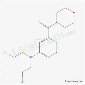 Molecular Structure of 4587-15-9 ({3-[bis(2-chloroethyl)amino]phenyl}(morpholin-4-yl)methanone)