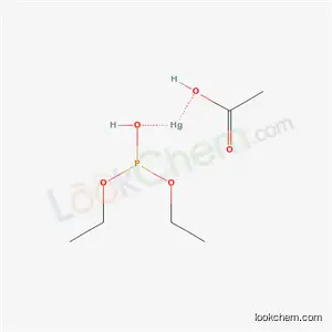 Molecular Structure of 5421-48-7 (Acetoxymercurio(II)phosphonic acid diethyl ester)