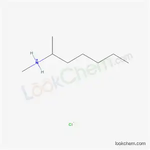Molecular Structure of 5787-73-5 (N-methylheptan-2-aminium chloride)