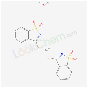 calcium 9,9-dioxo-9$l^{6}-thia-8-azabicyclo[4.3.0]nona-1,3,5,7-tetraen-7-olate hydrate(6381-91-5)