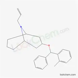 Molecular Structure of 6606-00-4 (3-[(2-methylphenyl)(phenyl)methoxy]-9-(prop-2-en-1-yl)-9-azabicyclo[3.3.1]nonane)
