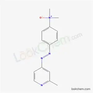 Molecular Structure of 7347-46-8 (dimethyl{4-[(E)-(2-methylpyridin-4-yl)diazenyl]phenyl}amine oxide)