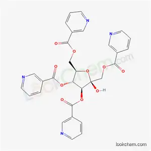 Molecular Structure of 12041-87-1 (Fructofuranose, tetranicotinate)