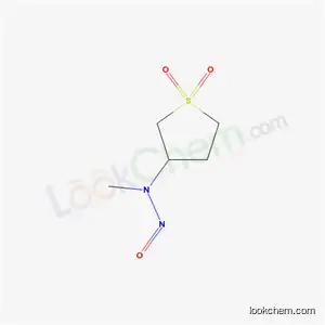 Molecular Structure of 13256-21-8 (Tetrahydro-N-methyl-N-nitroso-3-thiophenamine 1,1-dioxide)