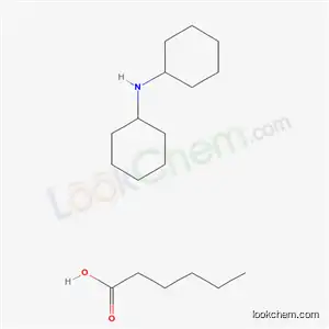 Molecular Structure of 13283-96-0 (hexanoic acid - N-cyclohexylcyclohexanamine (1:1))