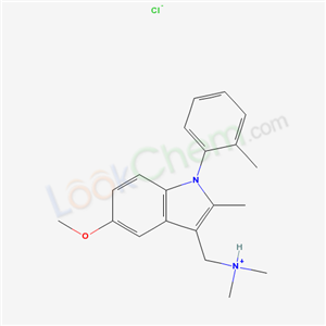 [5-methoxy-2-methyl-1-(2-methylphenyl)indol-3-yl]methyl-dimethylazaniumchloride