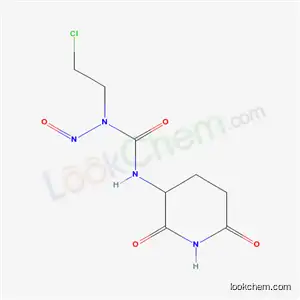 Molecular Structure of 13909-02-9 (1-(2-Chloroethyl)-3-(2,6-dioxo-3-piperidyl)-1-nitrosourea)