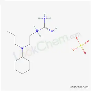 Molecular Structure of 14156-84-4 ((E)-N-{2-[cyclohexyl(propyl)amino]ethyl}(imino)methanediaminium sulfate)