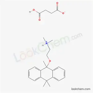 Molecular Structure of 17185-26-1 (N,N-dimethyl-2-[(9,10,10-trimethyl-9,10-dihydroanthracen-9-yl)oxy]ethanaminium 3-carboxypropanoate)