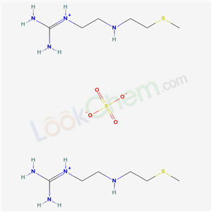 diaminomethylidene-[2-(2-methylsulfanylethylamino)ethyl]azanium sulfate