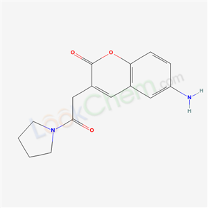 6-amino-3-(2-oxo-2-pyrrolidin-1-ylethyl)chromen-2-one