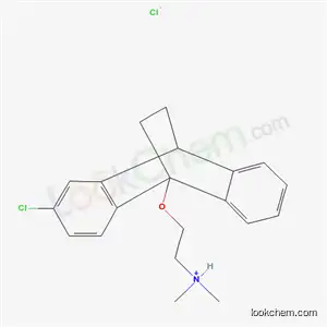 Molecular Structure of 18801-34-8 (2-[(3-chloro-9,10-ethanoanthracen-9(10H)-yl)oxy]-N,N-dimethylethanaminium chloride)
