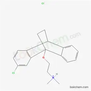 Molecular Structure of 18801-35-9 (2-[(2-chloro-9,10-ethanoanthracen-9(10H)-yl)oxy]-N,N-dimethylethanaminium chloride)