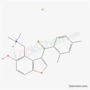 4-Dimethylaminomethyl-3-(2,4-dimethylbenzoyl)-5-hydroxybenzofuran hydrochloride