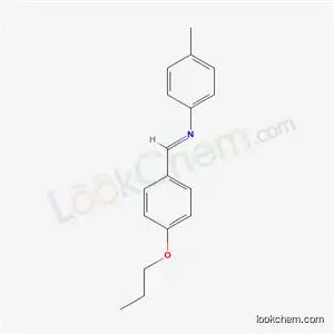 Molecular Structure of 52846-21-6 (4-methyl-N-[(E)-(4-propoxyphenyl)methylidene]aniline)